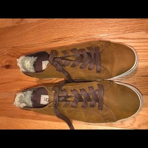 Brown UGG suede men’s sneakers